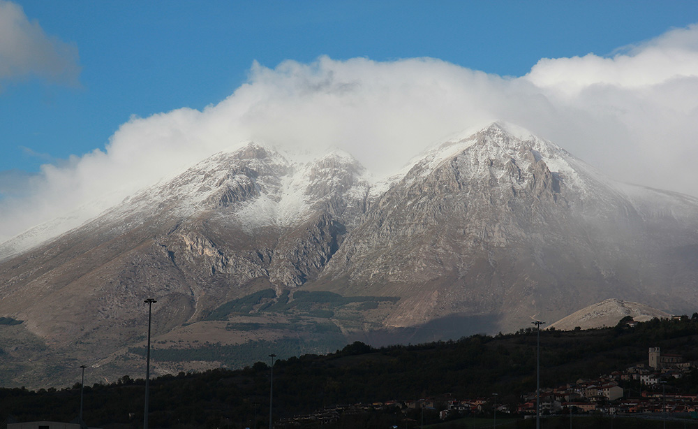 monte velino neve