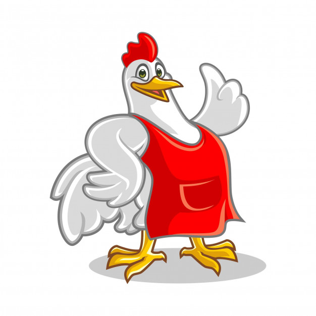 pollo colorato