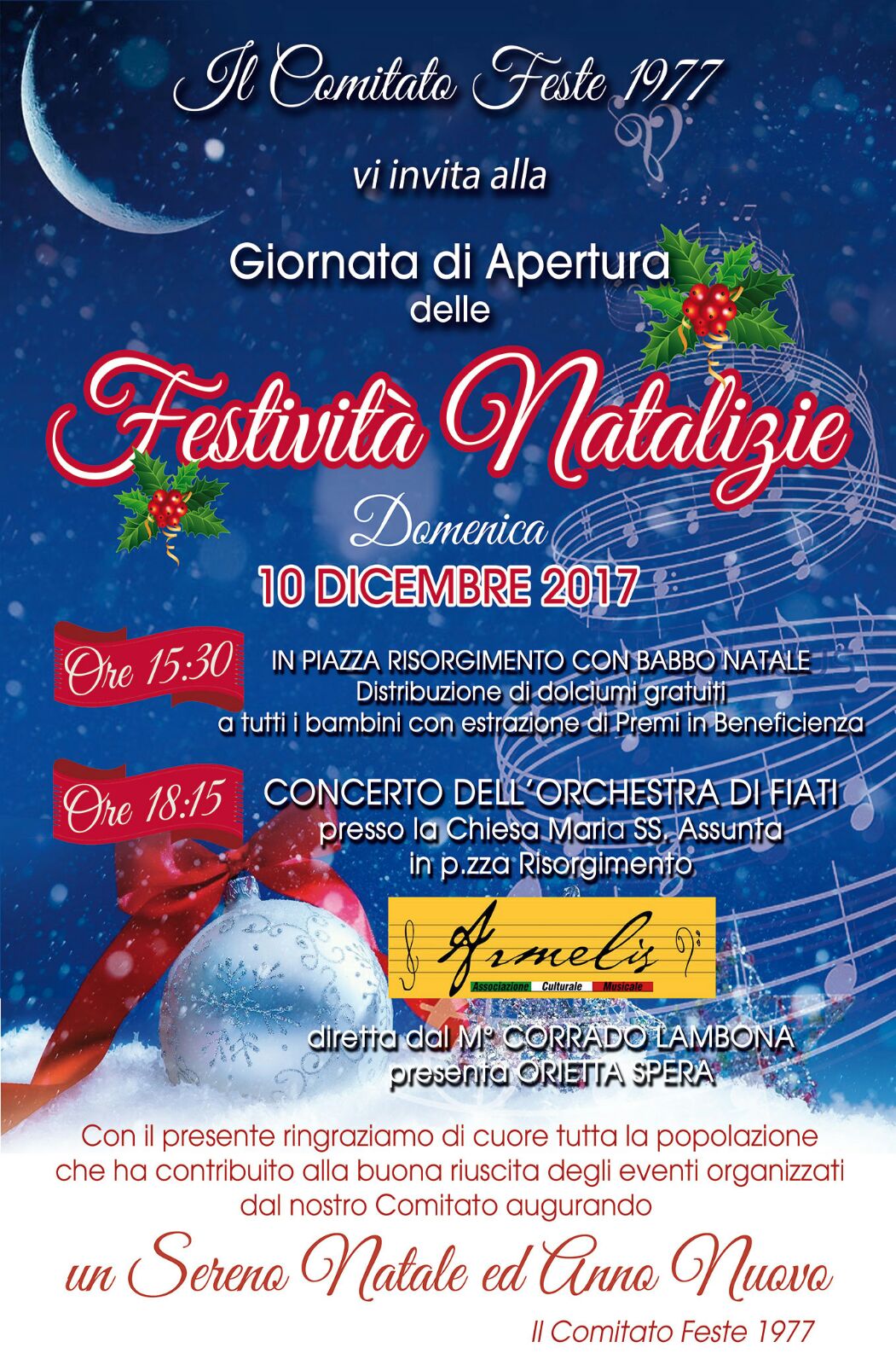 san benedetto natale 2017