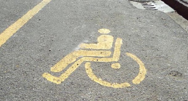 strisce disabili